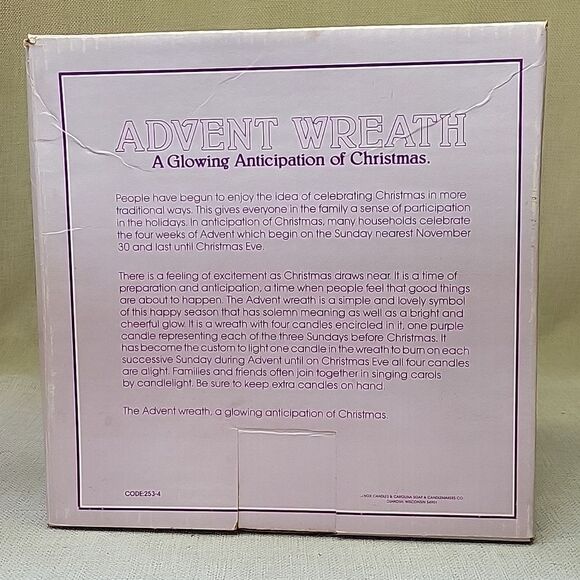 Advent Wreath..A Glowing Anticipation Of Christmas - Picture 3 of 10